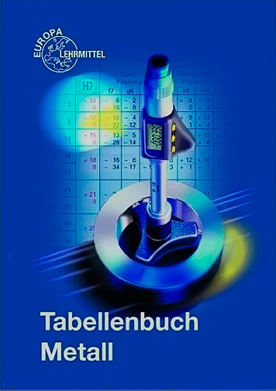 Tabellenbuch Metall Deckblatt DE