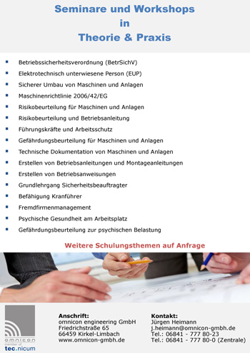 Seminare und Workshops