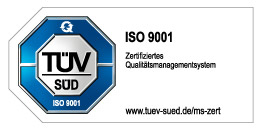 Zertifiziertes Qualitätsmanagementsystem nach ISO 9001:2015
